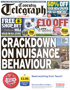 Cover of Coventry Telegraph
