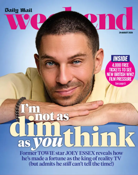 Cover of Daily Mail Weekend Magazine
