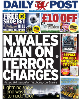 Cover of Daily Post (North Wales)