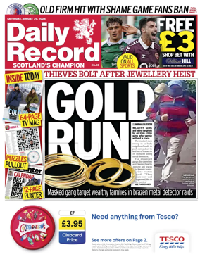 Cover of Daily Record