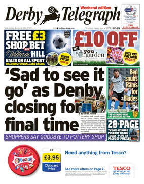 Cover of Derby Telegraph