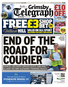 Cover of Grimsby Telegraph