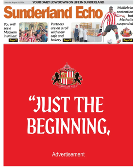 Cover of Sunderland Echo