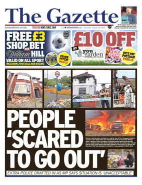 Cover of Teesside Evening Gazette