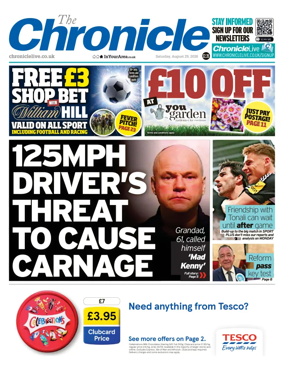 Cover of The Chronicle (South Tyneside and Durham)