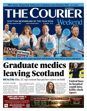 Cover of The Courier & Advertiser (Angus and Dundee)
