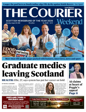Cover of The Courier & Advertiser (Fife Edition)
