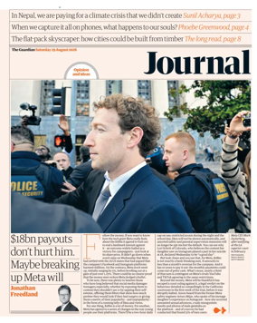 Cover of The Guardian e-paper Journal