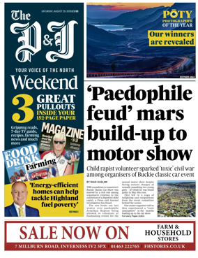 Cover of The Press and Journal (Inverness Highlands and Islands)
