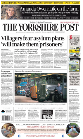 Cover of Yorkshire Post