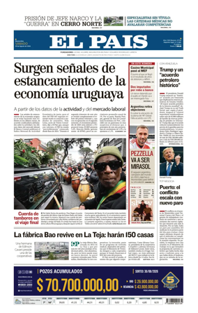 Cover of El Pais (Uruguay)