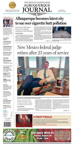 Cover of Albuquerque Journal