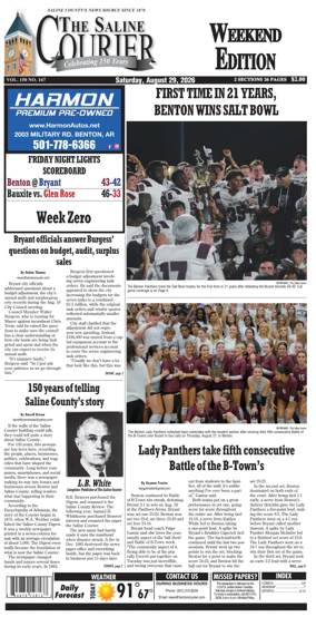 Cover of The Saline Courier Weekend