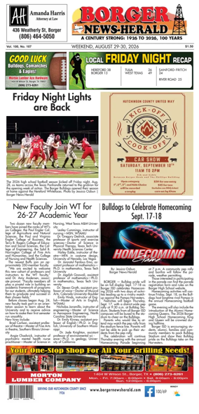 Cover of Borger News-Herald
