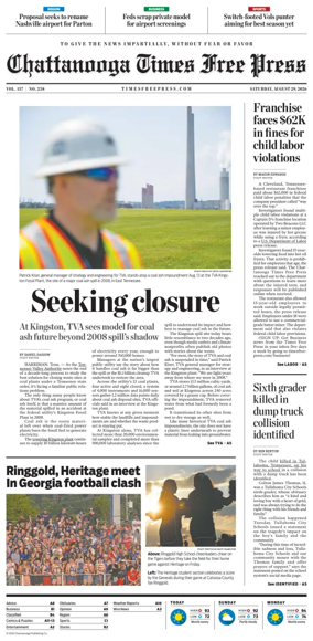 Cover of Chattanooga Times Free Press