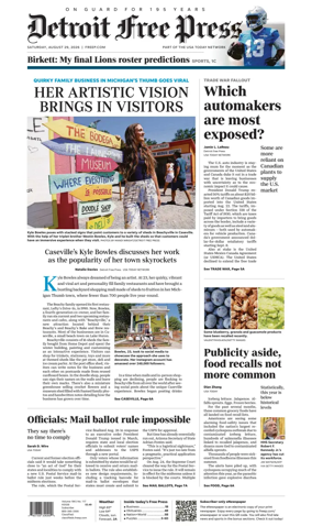 Cover of Detroit Free Press
