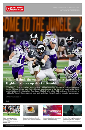 Cover of East Idaho News