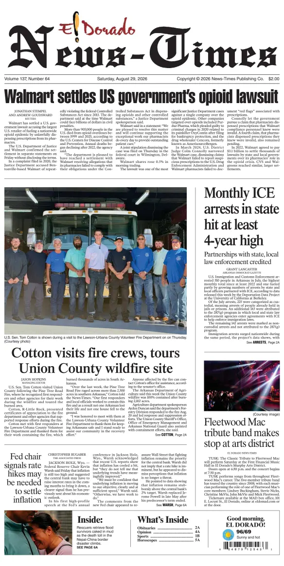 Cover of El Dorado News-Times (VCID - Camden News)