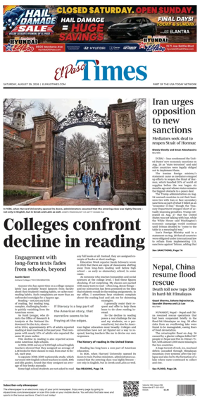 Cover of El Paso Times