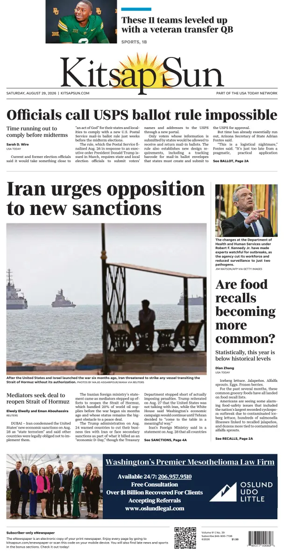 Cover of Kitsap Sun