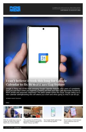 Cover of Phone Arena - Compiled Edition
