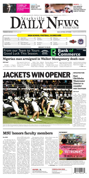 Cover of Starkville Daily News