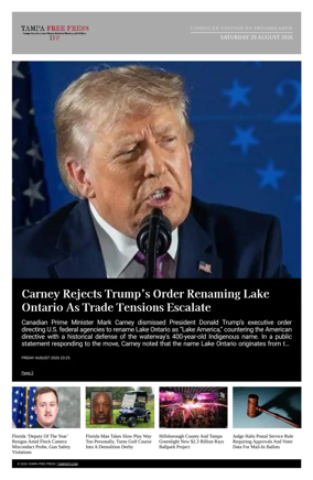 Cover of Tampa Free Press