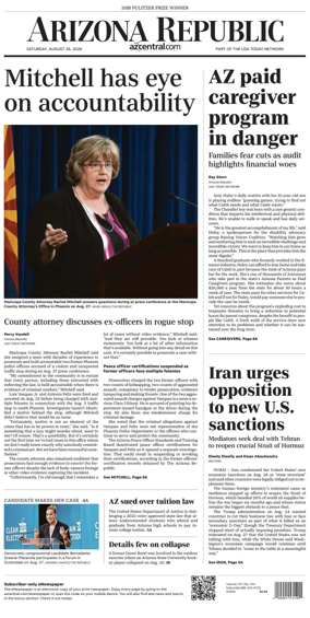 Cover of The Arizona Republic