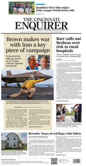 Cover of The Cincinnati Enquirer