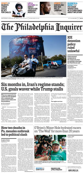 Cover of The Philadelphia Inquirer