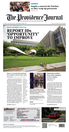 Cover of The Providence Journal