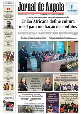 Cover of Jornal de Angola
