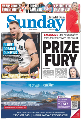 Cover of Herald Sun