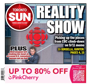 Cover of Toronto Sun