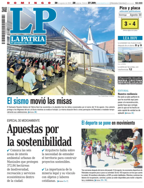 Cover of La Patria (Colombia)
