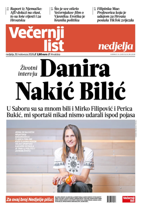 Cover of Vecernji list - Hrvatska