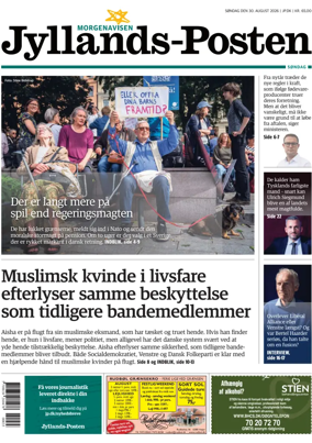 Cover of Jyllands-Posten Sondag
