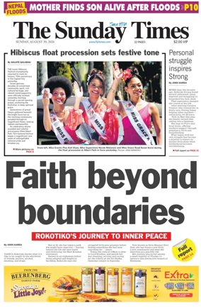 Cover of The Fiji Times