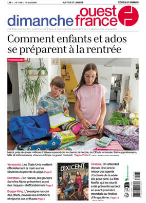 Cover of Dimanche Ouest France (Cotes-d'Armor)