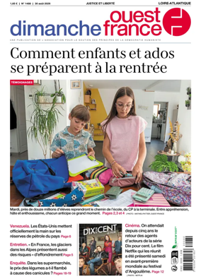 Cover of Dimanche Ouest France (Loire-Atlantique)
