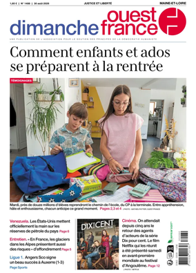 Cover of Dimanche Ouest France (Maine-et-Loire)