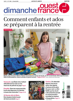 Cover of Dimanche Ouest France (Sarthe)