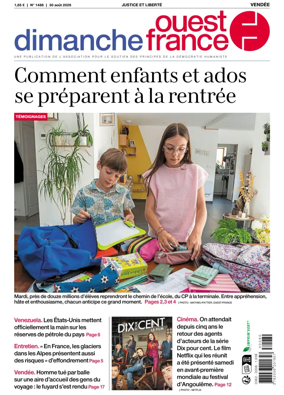 Cover of Dimanche Ouest France (Vendee)