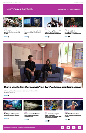 Cover of Euronews Culture and Sport (Turkish) Compiled Edition
