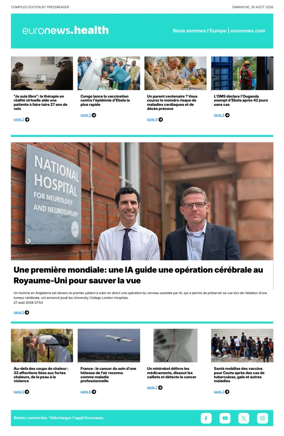 Cover of Euronews Health (French)