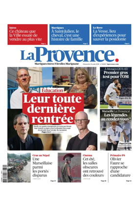 Cover of La Provence Martigues-Istres-Vitrolles-Marignane