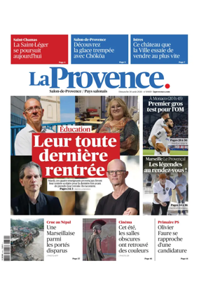 Cover of La Provence Salon-de-Provence / Pays salonais