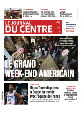 Cover of Le Journal du Centre