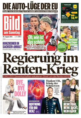 Cover of Bild am Sonntag