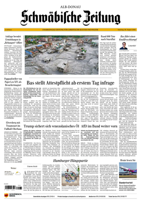 Cover of Schwabische Zeitung (Alb-Donau)